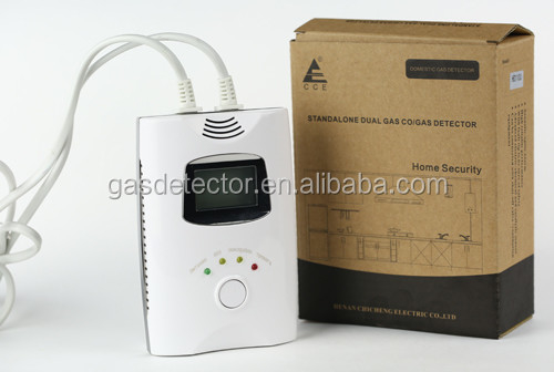 house usage CO gas Leak Detector monitor With relay output and co detector with sms function