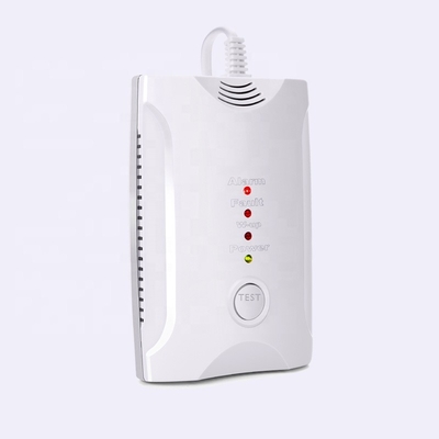 OEM ODM Home security loud alarm LPG CH4 CO propane gas leak detector with solenoid valve