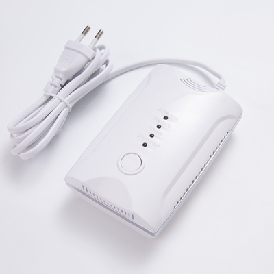 OEM ODM Home security loud alarm LPG CH4 CO propane gas leak detector with solenoid valve