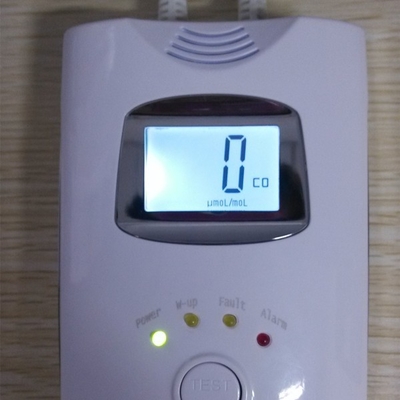 HD1100 Digital display 220V/110V home Monoxide Carbon sensor alarm with shut off valve OEM ODM available