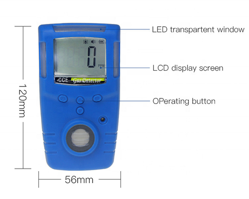 GC210 Portable Gas Detector Ozone Monitor for ozone generator ozone disinfection with CE gas range 0-10ppm 0-1ppm