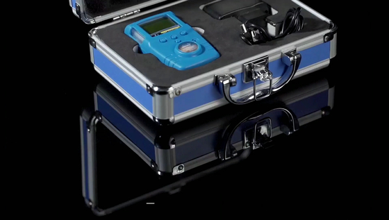 Portable ammonia meter detector with data logging and real time display for gas