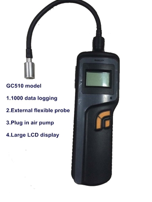 Portable oxygen gas(O2) detector with internal pumb