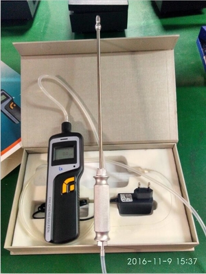 Industrial security inspection portable flammable gas detector with probe