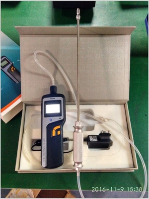 Portable ozone gas  monitor with built in pump and probe for disinfection and safety