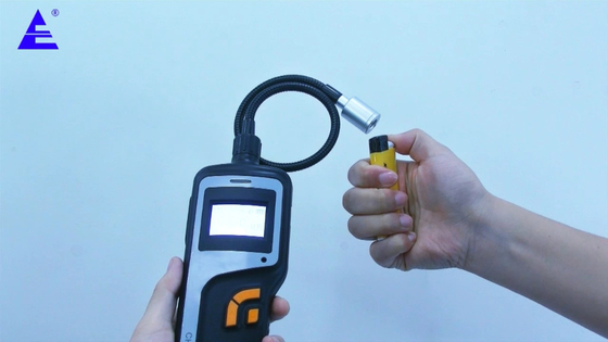 GC510 probe type portable handheld natural ch4 gas analyzer detector with butane gas sensor to give sound light vibration alarm
