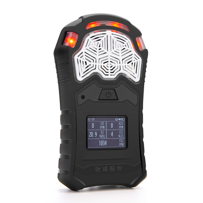 Handheld gas detector multi gas monitoring detector for lel,oxygen,h2s,co and co2 with IP67 replace gas sensor freely