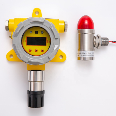 Stationary fixed sulfur dioxide h2 hydrogen ozone o2 h2s oxygen ammonia gas leak detector monitor alarm transmitter