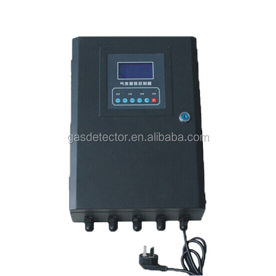 Gas detector control panel with 4 zones and alarm for chemical industry