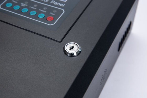 Gas detector control panel with 4 zones and alarm for chemical industry
