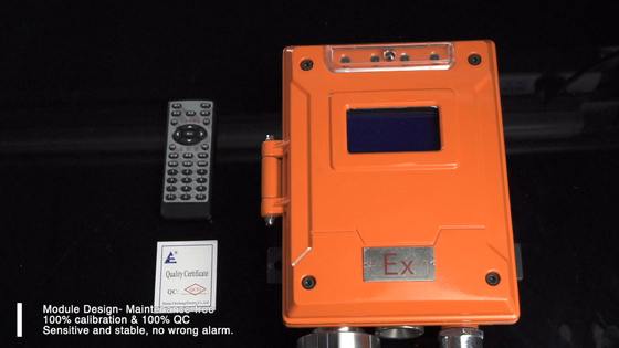 4-20mA/RS485 Signal Wall-Mounted Fixed Oxygen Sensor O2 Gas Detector Alarm Monitor QB2000F