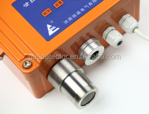 4-20mA/RS485 Signal Wall-Mounted Fixed Oxygen Sensor O2 Gas Detector Alarm Monitor QB2000F
