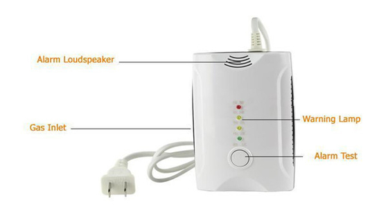 Factory Wholesale 220v ac powered carbon monoxide detector for home use with OEM ODM service